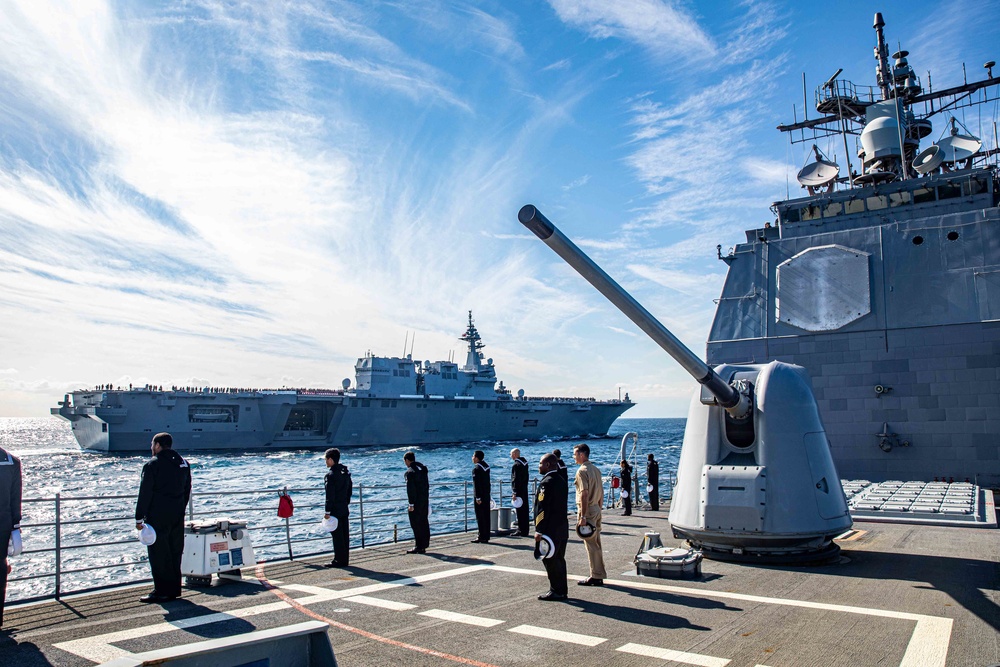 USS Chancellorsville Participates in Japan International Fleet Review