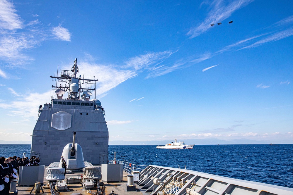 USS Chancellorsville Participates in Japan International Fleet Review