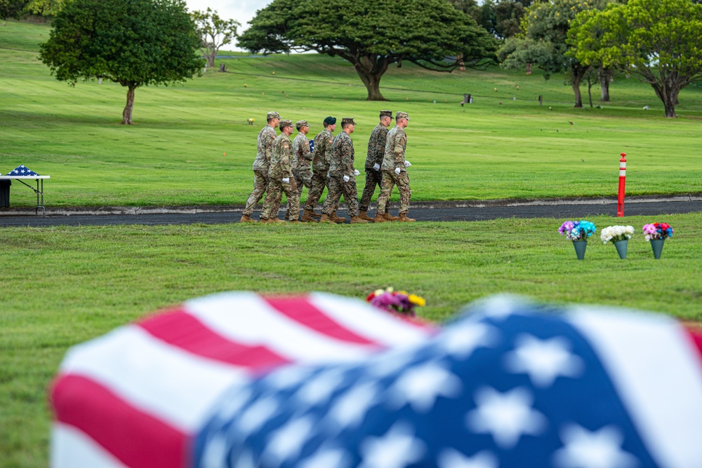 Korean War Disinterment Ceremony