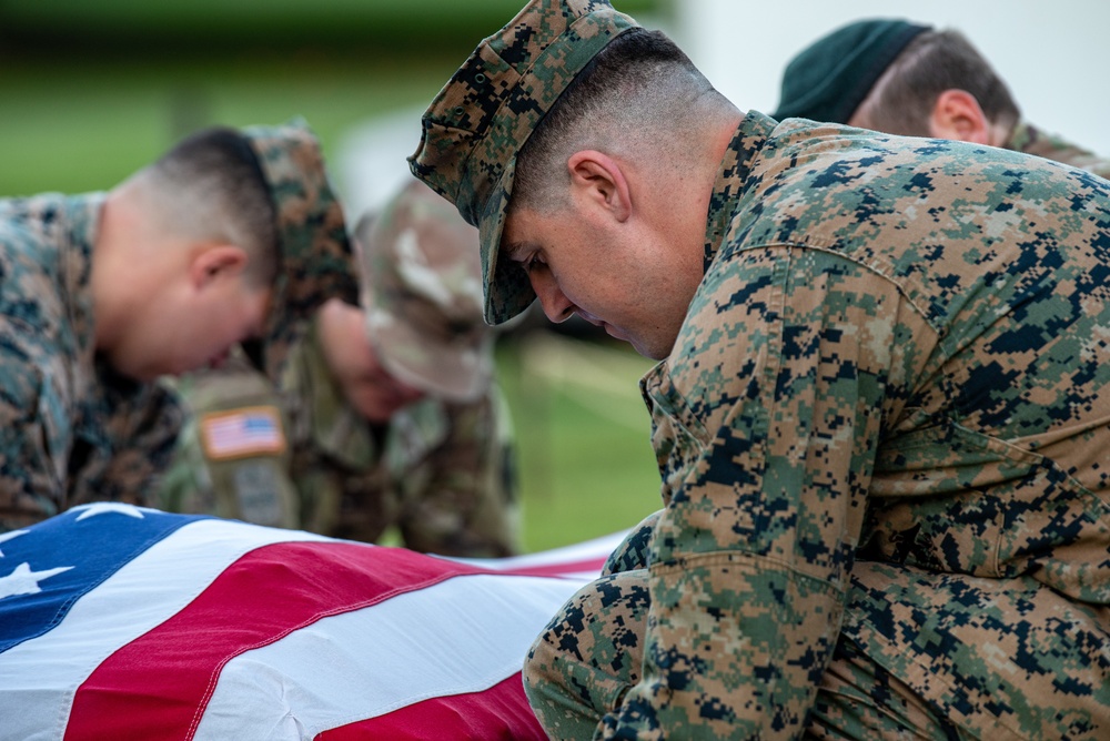 Korean War Disinterment Ceremony