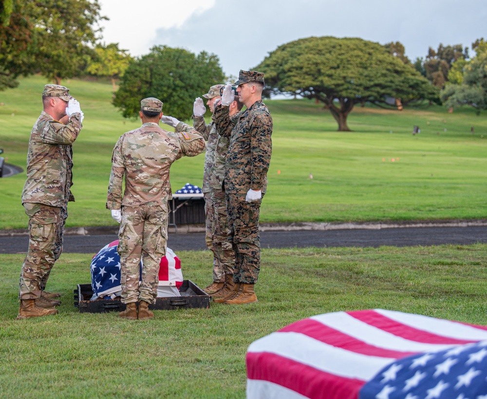 Korean War Disinterment Ceremony