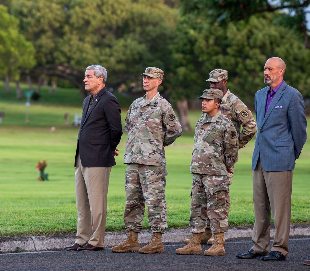 Korean War Disinterment Ceremony