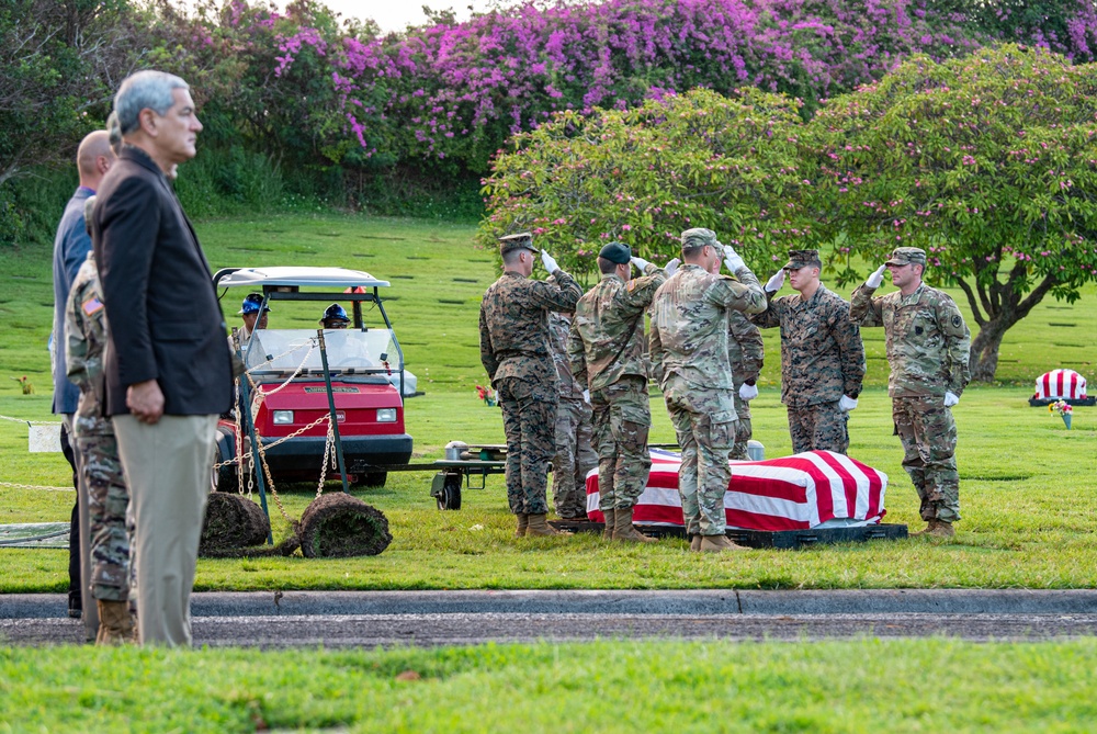 Korean War Disinterment Ceremony