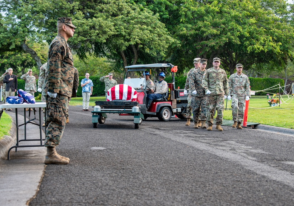 Korean War Disinterment Ceremony