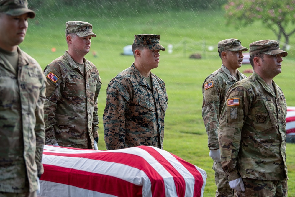 Korean War Disinterment Ceremony