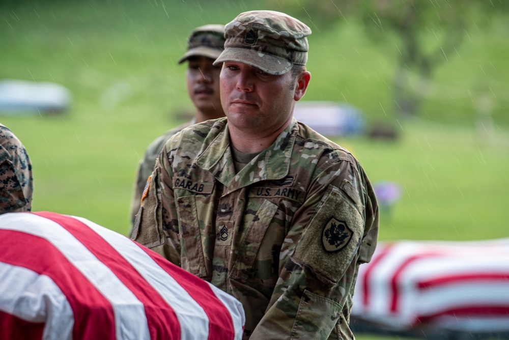 Korean War Disinterment Ceremony