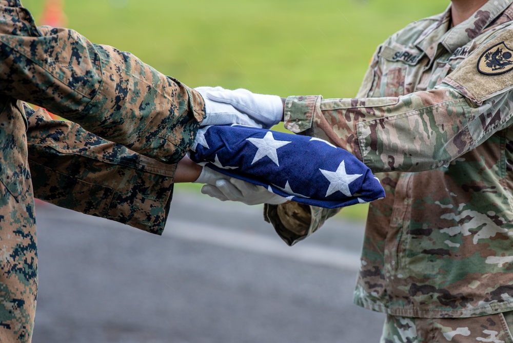 Korean War Disinterment Ceremony