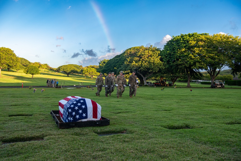 Korean War Disinterment Ceremony