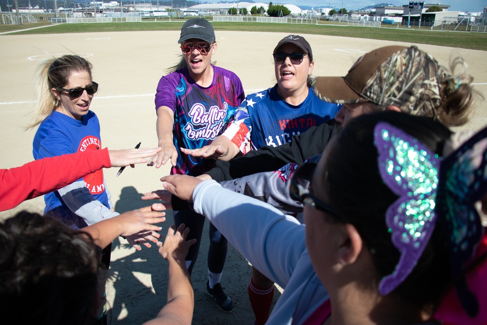 Spouses Iwakuni Area Kickball Association hosts annual tournament