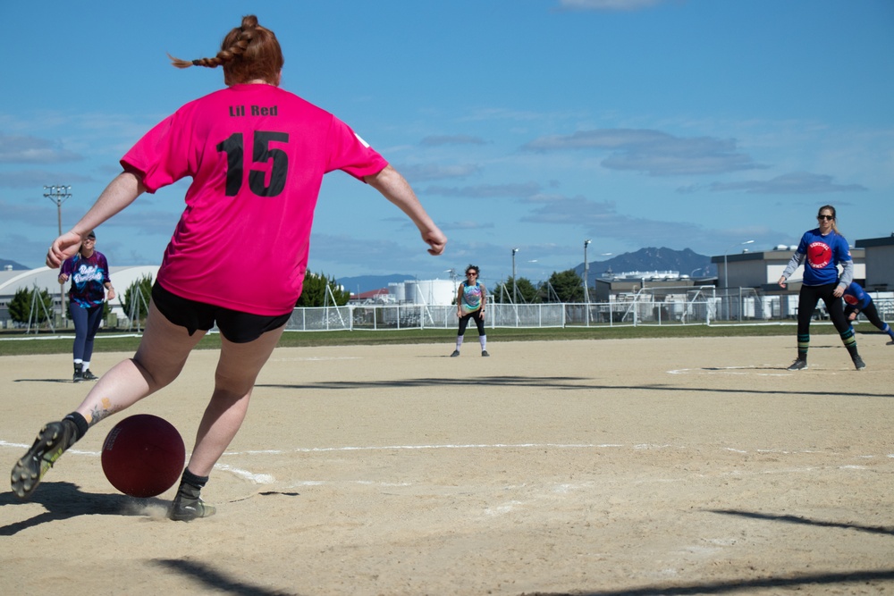 Spouses Iwakuni Area Kickball Association hosts annual tournament