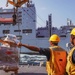 The Sullivans conducts replenishment-at-sea