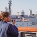 The Sullivans conducts replenishment-at-sea