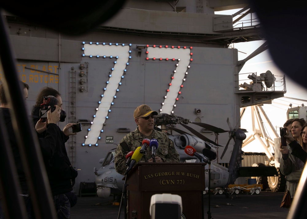 Daily Operations aboard USS George H.W. Bush (CVN 77)