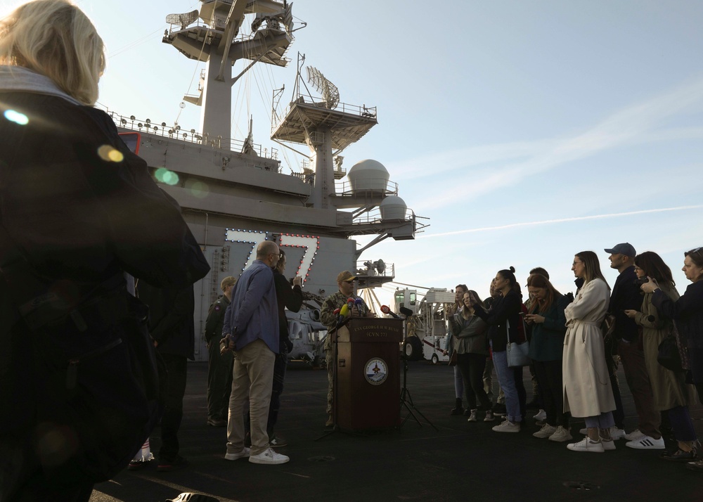 Daily Operations aboard USS George H.W. Bush (CVN 77)