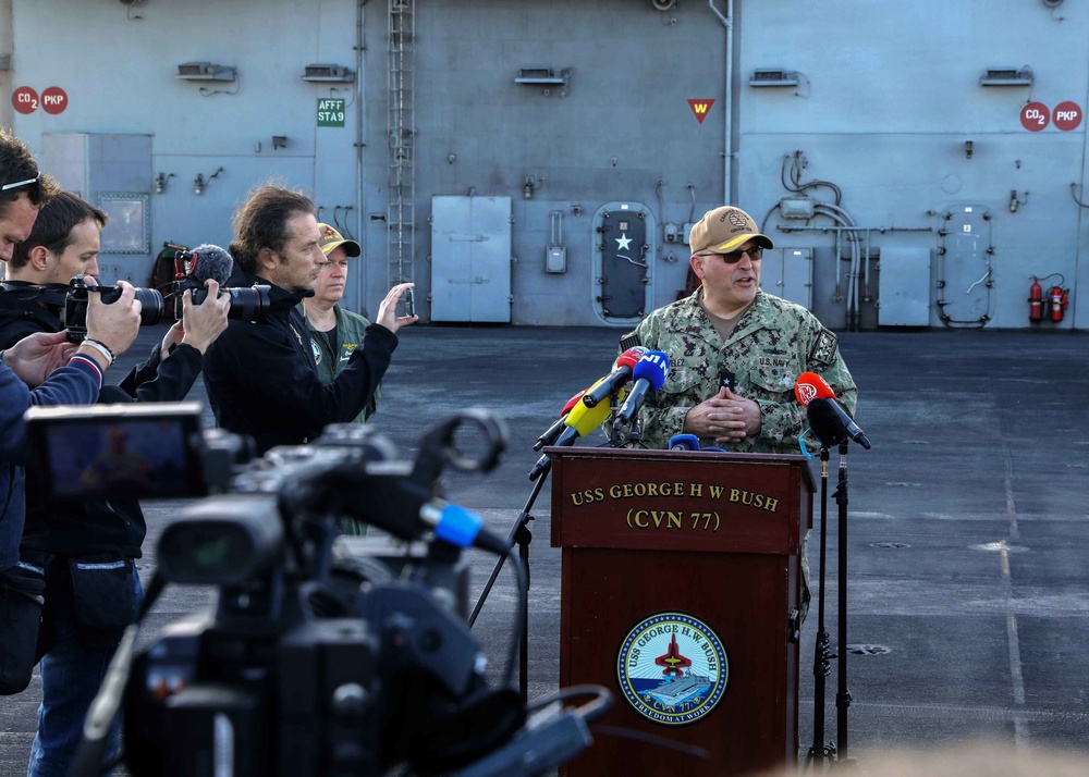 Daily Operations Onboard USS George H.W. Bush (CVN 77)