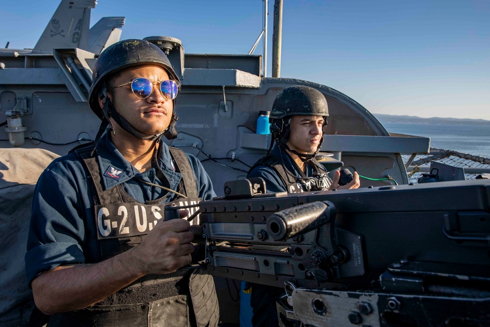 USS George H.W. Bush Daily Departs in Split, Croatia