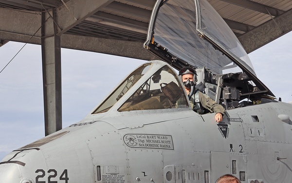 Maj. Brett Devries Fini Flight