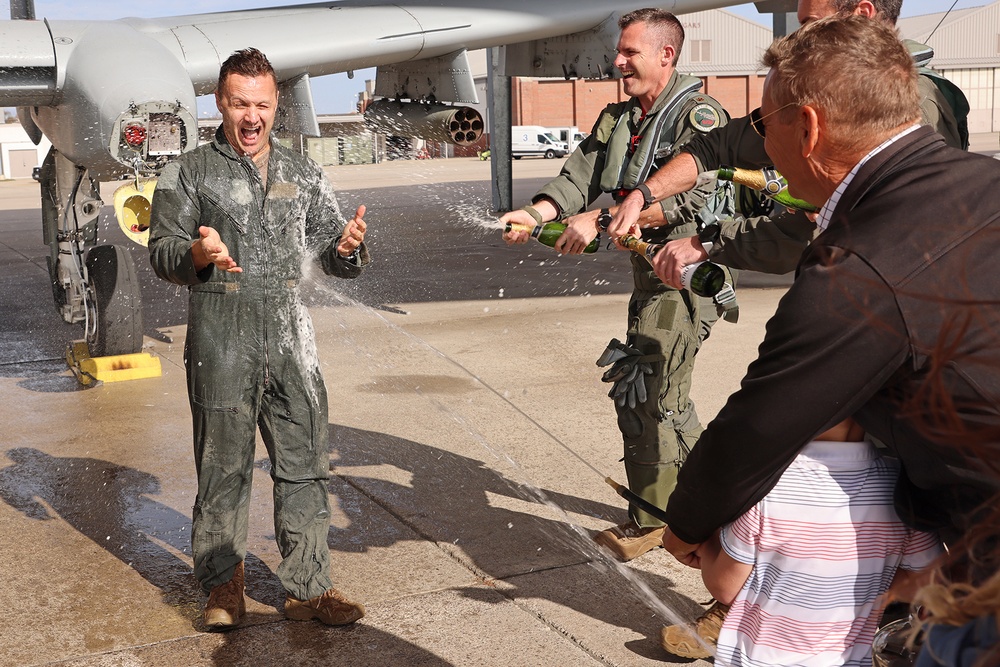 Maj. Brett Devries Fini Flight