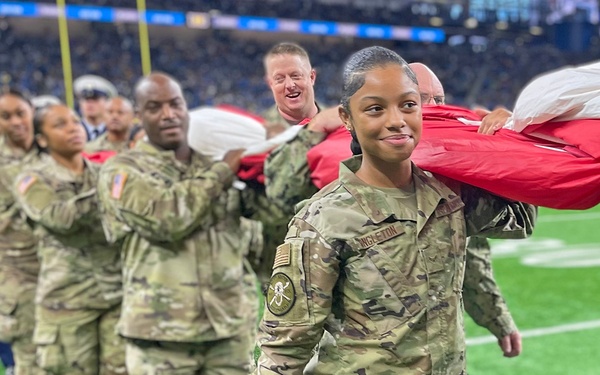 Michigan Military Members Honored at Detroit Lions Game