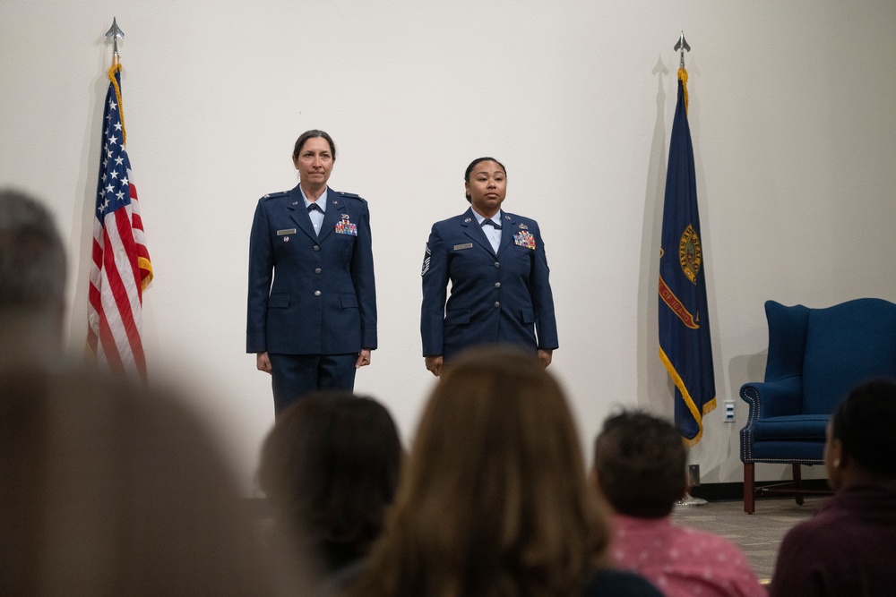 124th Fighter Wing History Made, First Woman of Color Promoted to Chief