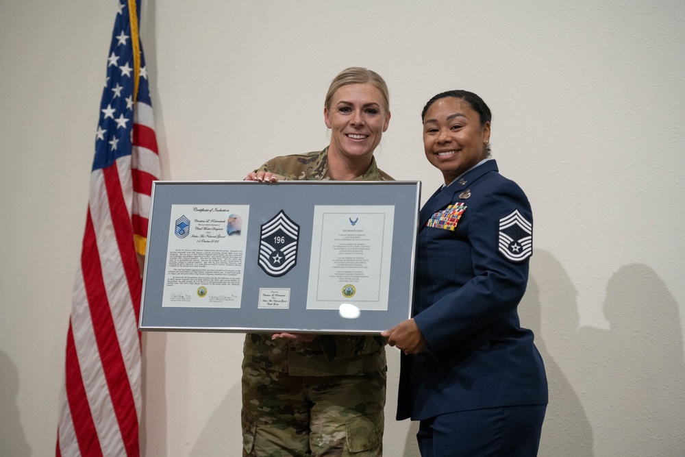 124th Fighter Wing History Made, First Woman of Color Promoted to Chief