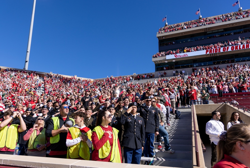 Military Appreciation Day at OU vs. Baylor