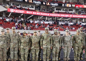 1st TSC conducts mass reenlistment at Cardinal Stadium