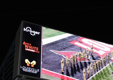 1st TSC conducts mass reenlistment at Cardinal Stadium