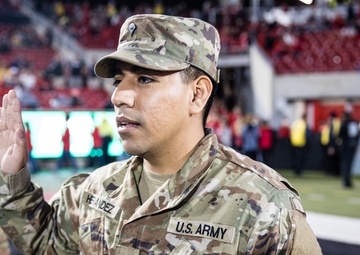 1st TSC conducts mass reenlistment at Cardinal Stadium
