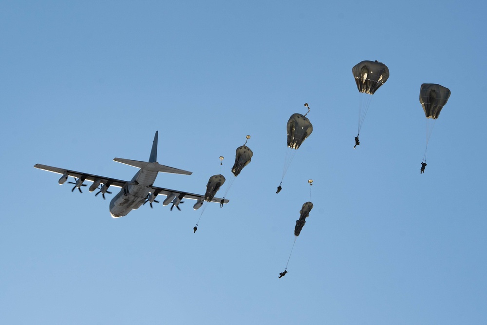 USMC Reserves KC-130J supports 11th Airborne Jump