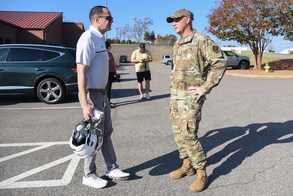 UAB Blazers Visit the 117th Air Refueling Wing