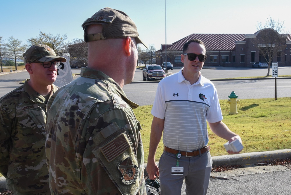 UAB Blazers Visit the 117th Air Refueling Wing