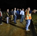 USACE employees and contractors visit a cleanup site on Redstone Arsenal during their quarterly RCWM meeting.