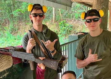MSGs visit Viet Cong tunnels in Vietnam