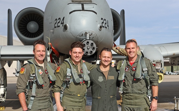 Maj. Brett Devries Fini Flight