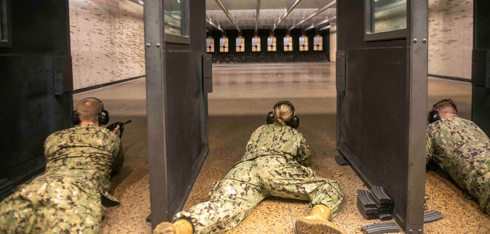 Sailors Participate in Rifle Qualification