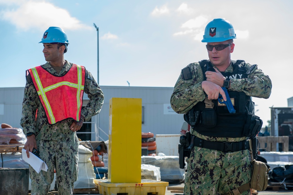 USS Carl Vinson (CVN 70) Anti-terrorism Drill