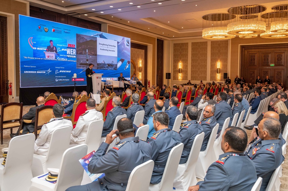 Vice Adm. Cooper Speaks at Manama Air Power Symposium