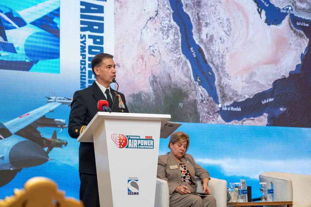 Vice Adm. Cooper Speaks at Manama Air Power Symposium