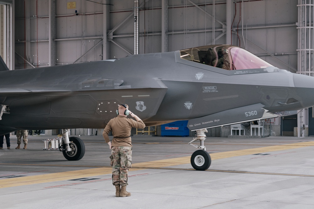 Former 158th FW Commander Says Goodbye to the F-35