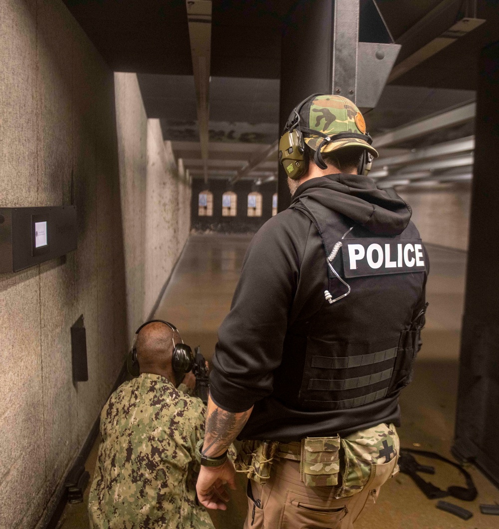 Sailors Participate in Rifle Qualification