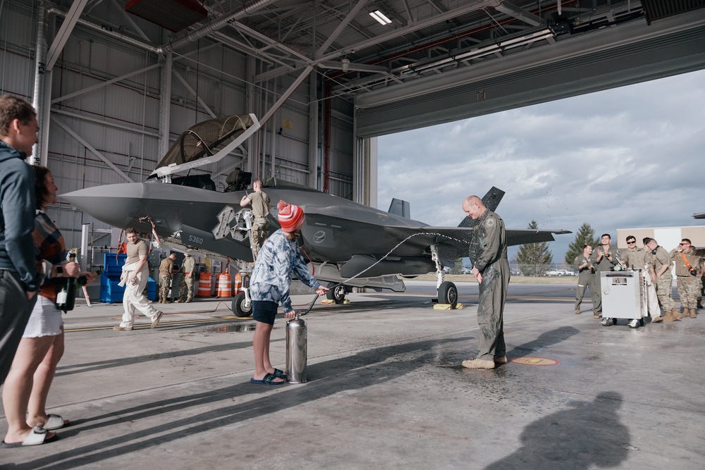 Former 158th FW Commander Says Goodbye to the F-35