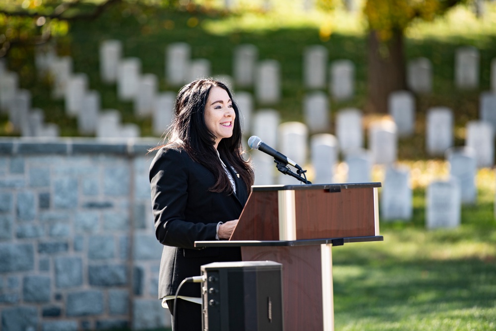 A Ribbon-cutting Ceremony for the Reopening of Ord and Weitzel Gate is Held at Arlington National Cemetery