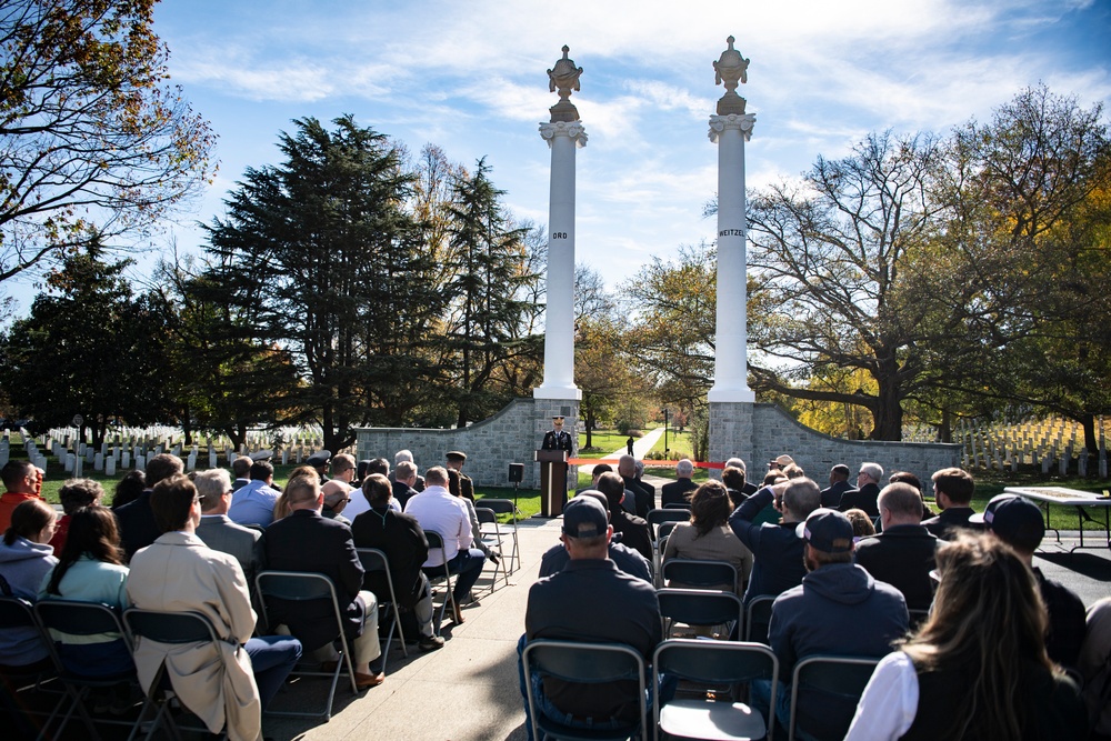 A Ribbon-cutting Ceremony for the Reopening of Ord and Weitzel Gate is Held at Arlington National Cemetery