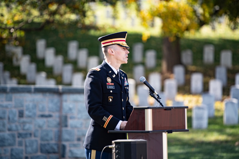 A Ribbon-cutting Ceremony for the Reopening of Ord and Weitzel Gate is Held at Arlington National Cemetery