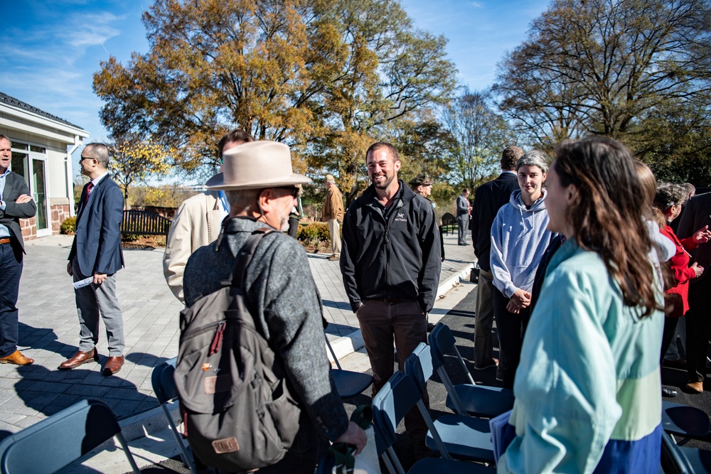 A Ribbon-cutting Ceremony for the Reopening of Ord and Weitzel Gate is Held at Arlington National Cemetery