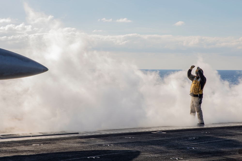 USS George H.W. Bush Flight Operations