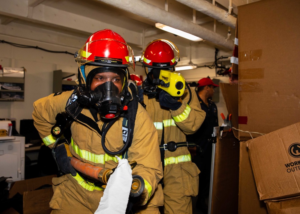 Daily operations aboard USS George H.W. Bush (CVN 77)