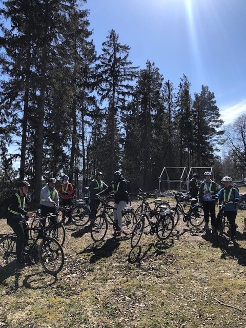 MSGs bike the Juminda Peninsula in Estonia
