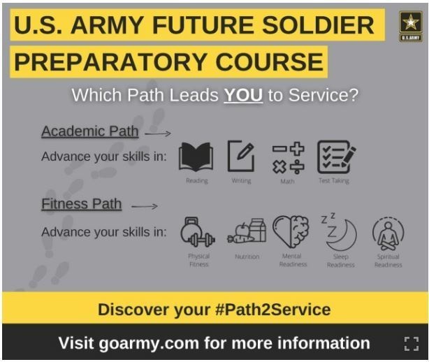 Army to provide recruits a path to service with the Future Soldier Preparatory Course